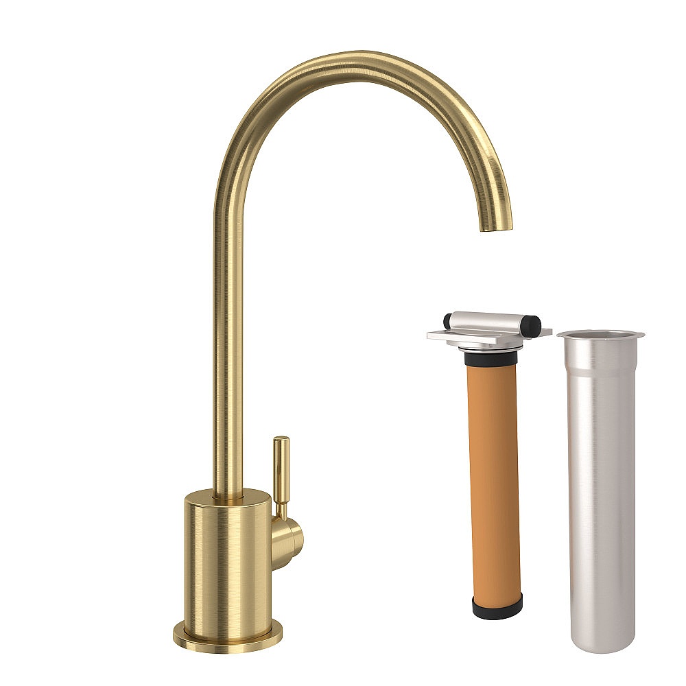 Rohl RKIT7517AG Lux™ Filter Kitchen Faucet Kit - Antique Gold