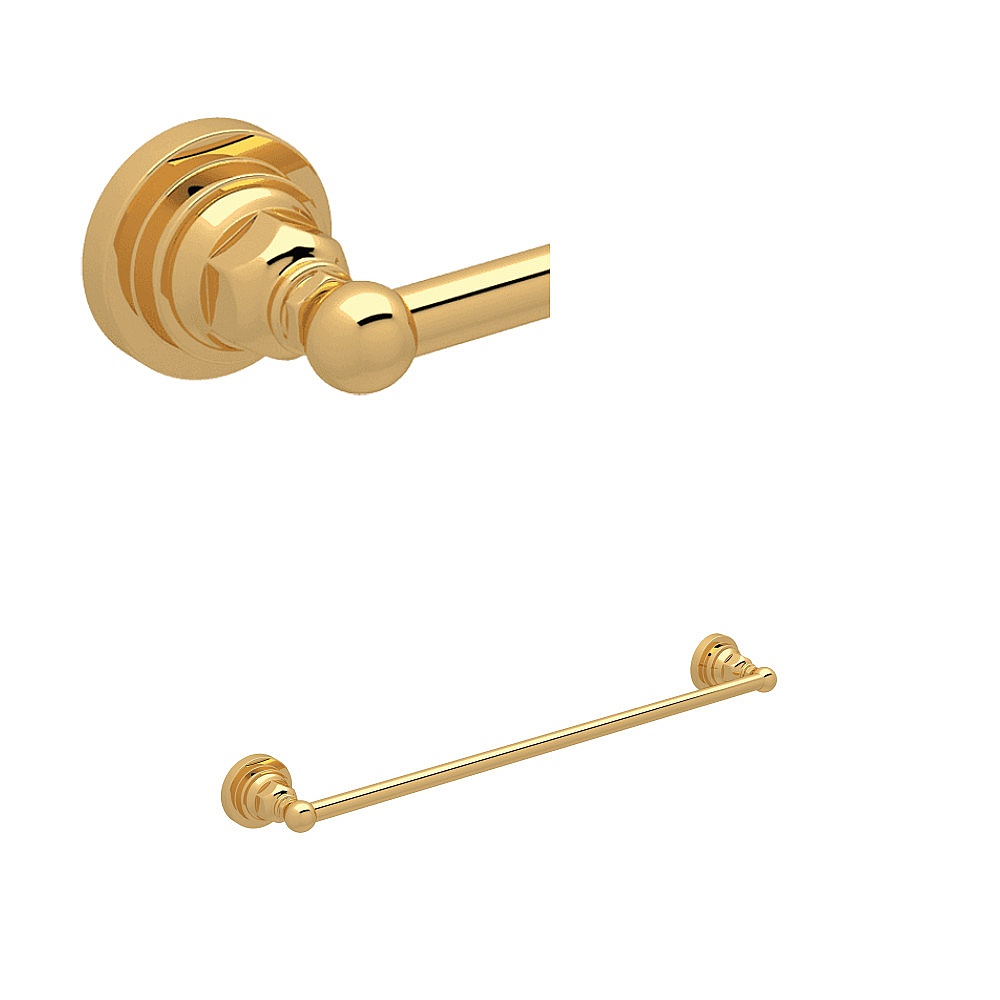Rohl ROT1/18IB 18" Towel Bar - Italian Brass