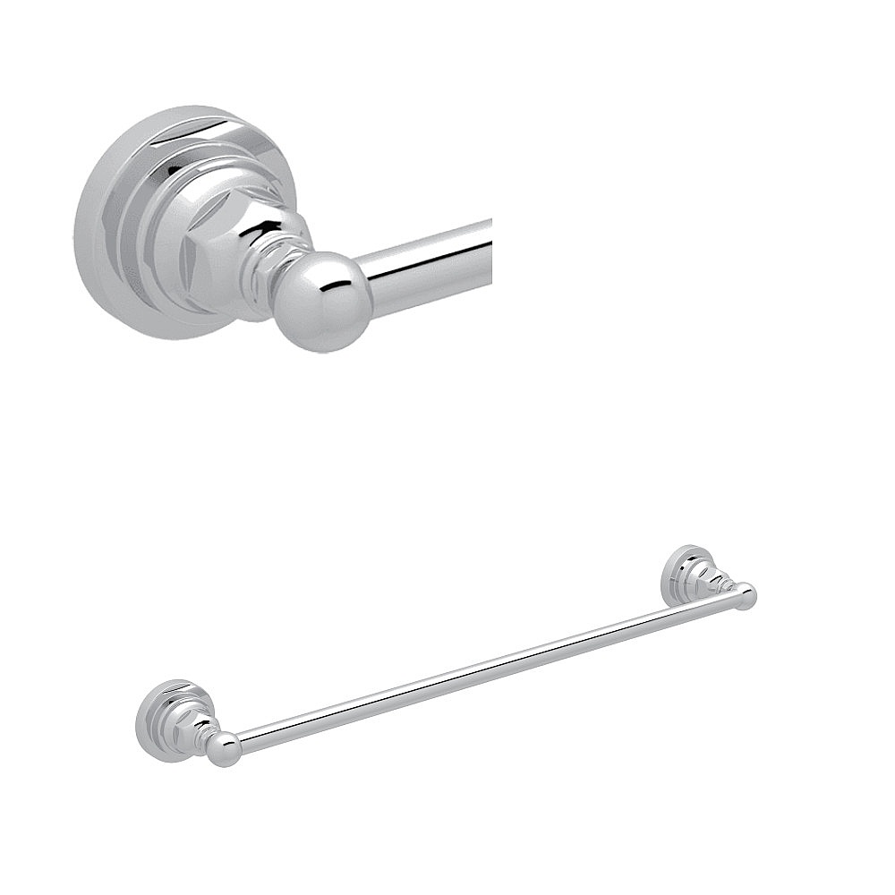 Rohl ROT1/24APC 24" Towel Bar - Polished Chrome