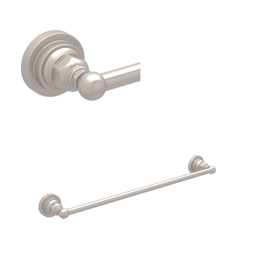 Rohl ROT1/24STN 24" Towel Bar - Satin Nickel