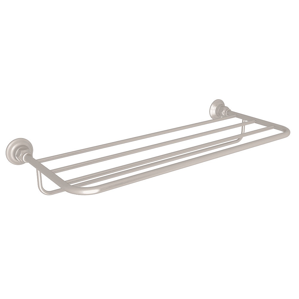 Rohl ROT10STN Wall Mount Towel Shelf - Satin Nickel