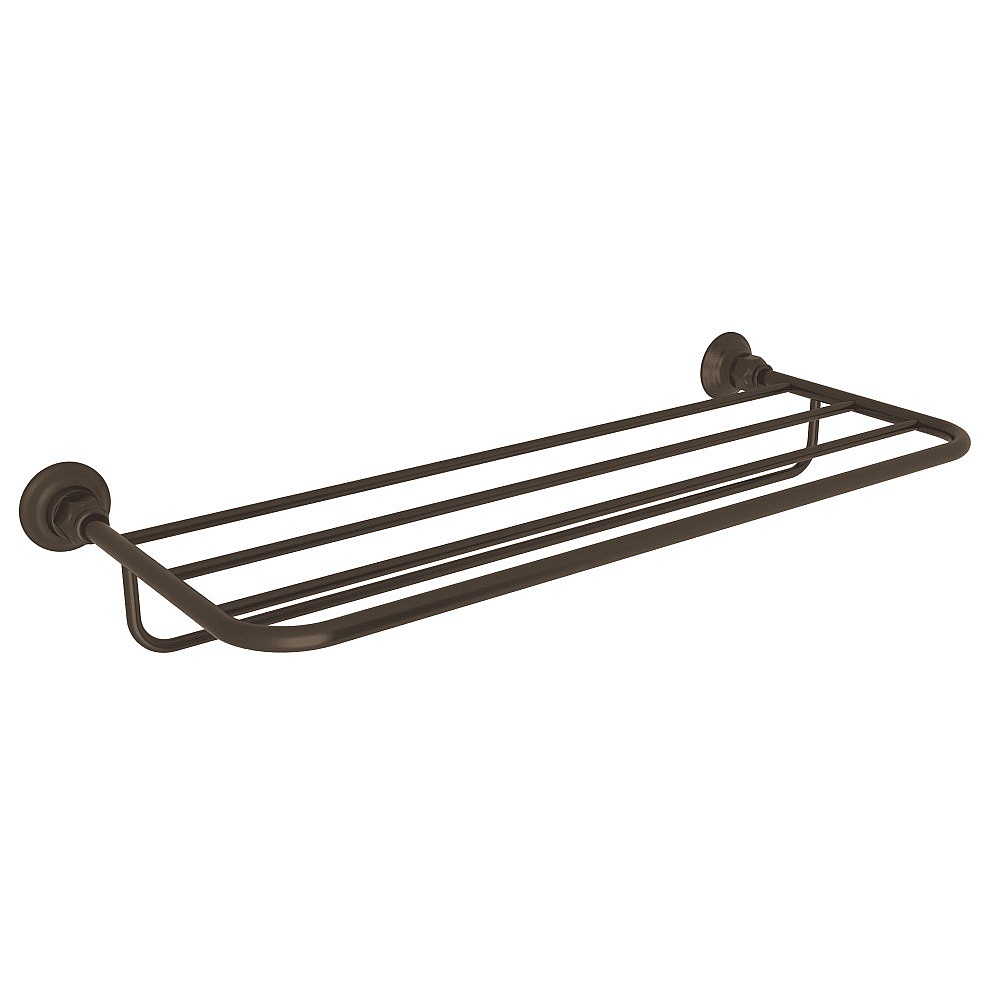 Rohl ROT10TCB Wall Mount Towel Shelf - Tuscan Brass