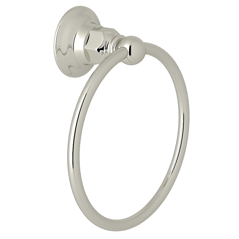 Rohl ROT4PN Towel Ring - Polished Nickel