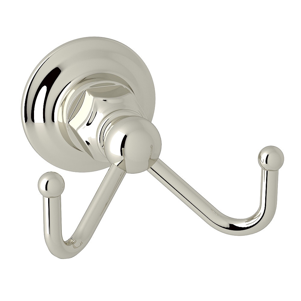 Rohl ROT7DPN Double Robe Hook - Polished Nickel