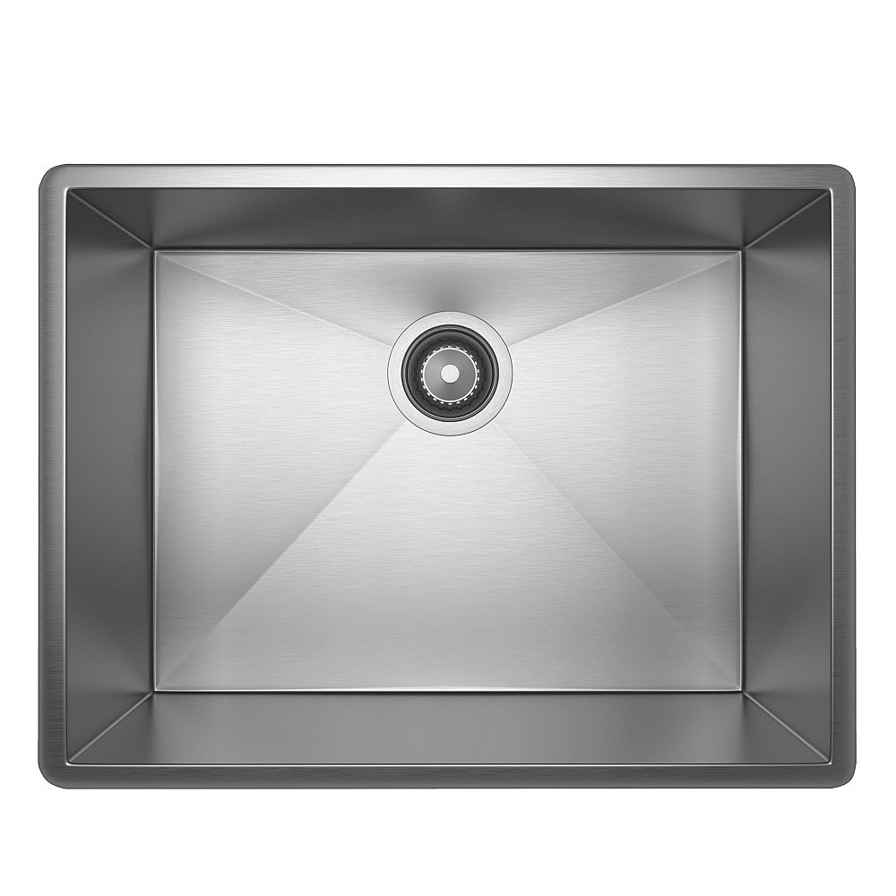 Rohl RSS2115SB Forze™ 21" Single Bowl Stainless Steel Kitchen Or Laundry Sink - Brushed Stainless Steel