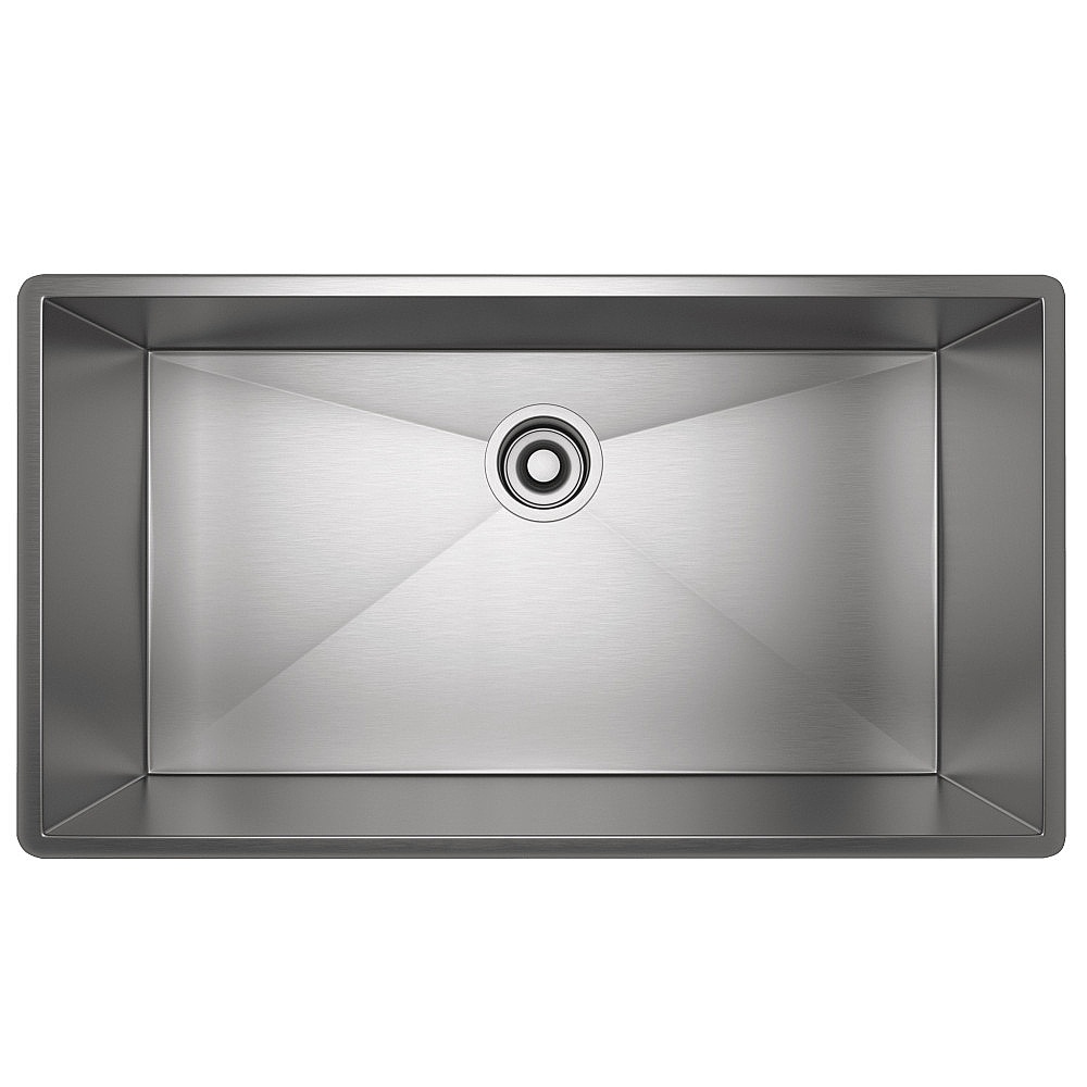 Rohl RSS3016SB Forze™ 30" Single Bowl Stainless Steel Kitchen Sink - Brushed Stainless Steel