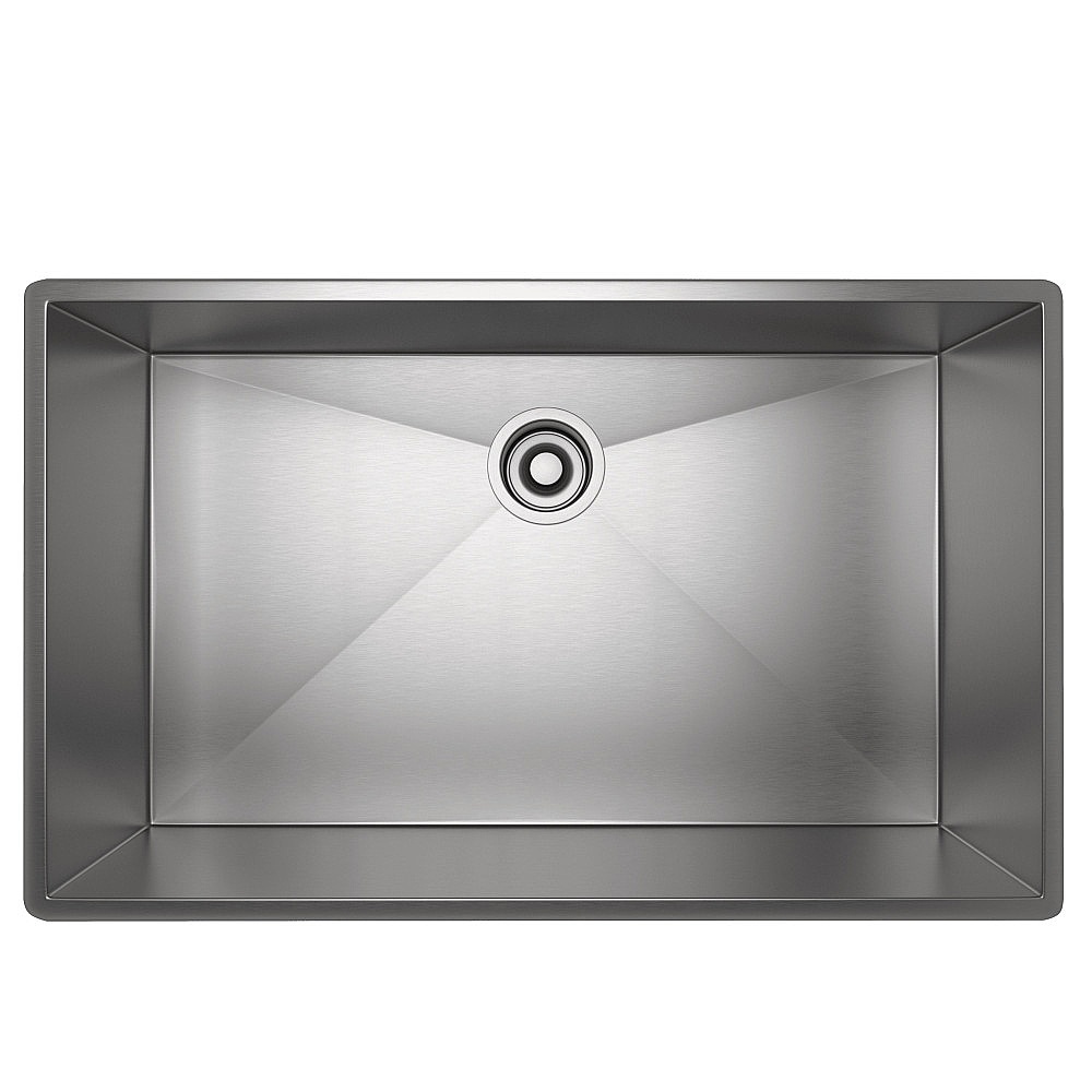 Rohl RSS3018SB Forze™ 30" Single Bowl Stainless Steel Kitchen Sink - Brushed Stainless Steel