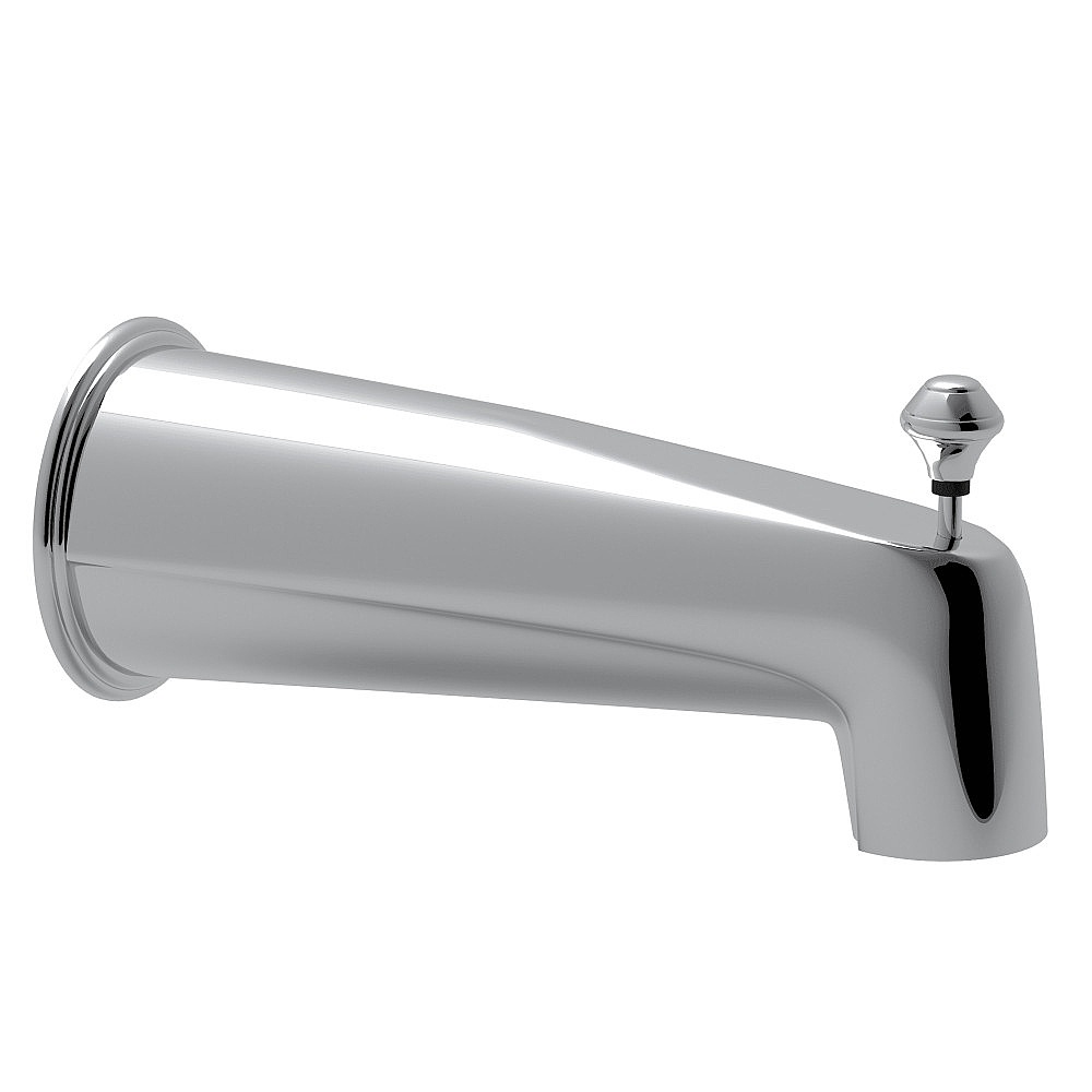 Rohl RT8000APC Wall Mount Tub Spout With Diverter - Polished Chrome