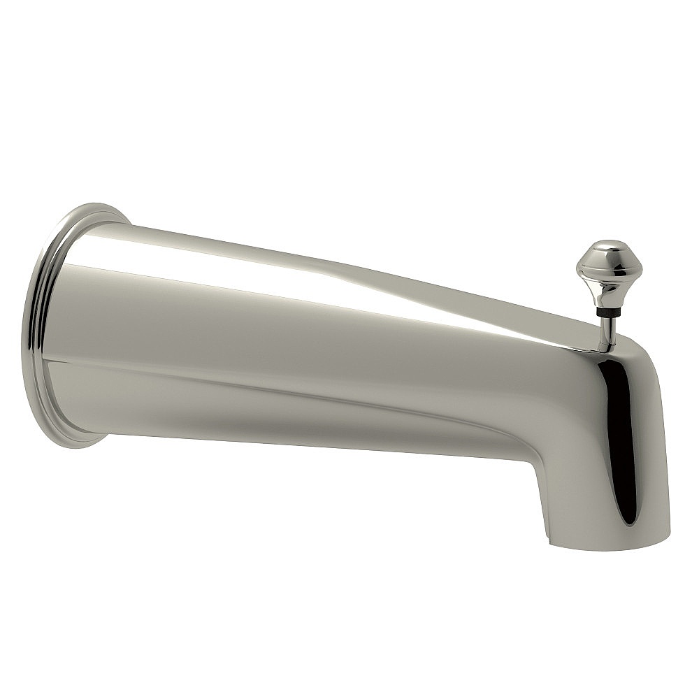 Rohl RT8000PN Wall Mount Tub Spout With Diverter - Polished Nickel