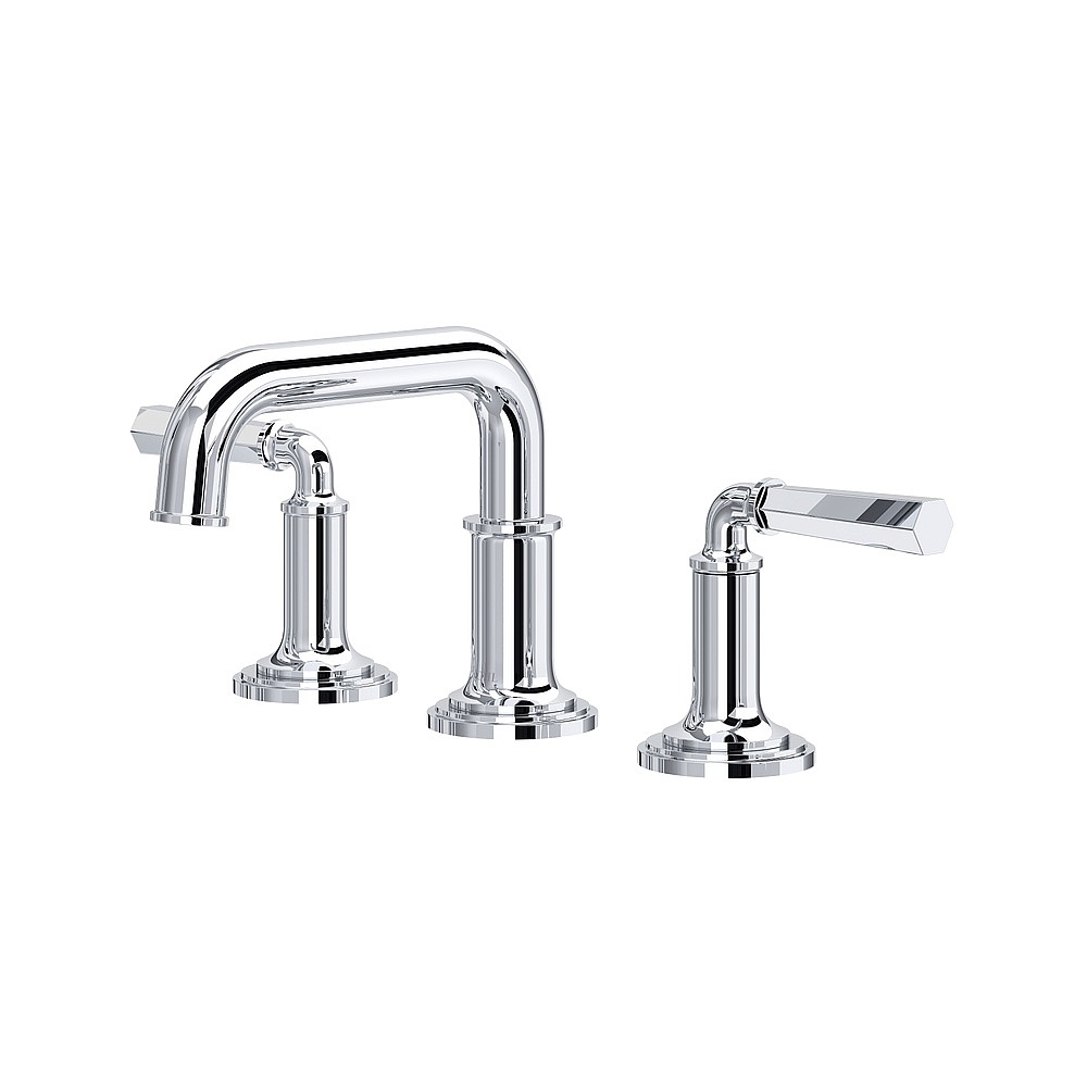 Rohl SG09UD3LMAPC San Giovanni™ Widespread Lavatory Faucet With U-Spout - Polished Chrome