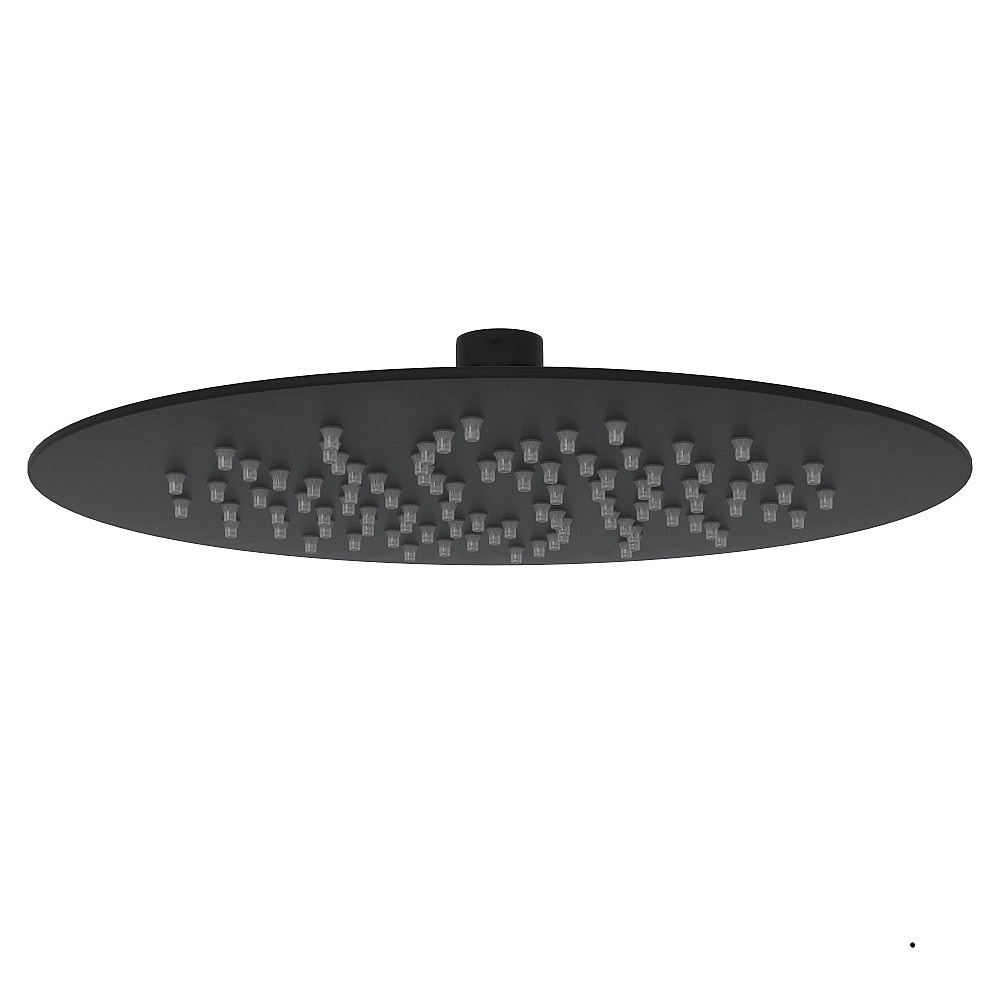 Rohl SLM02MB 9" Rain Showerhead - Matte Black