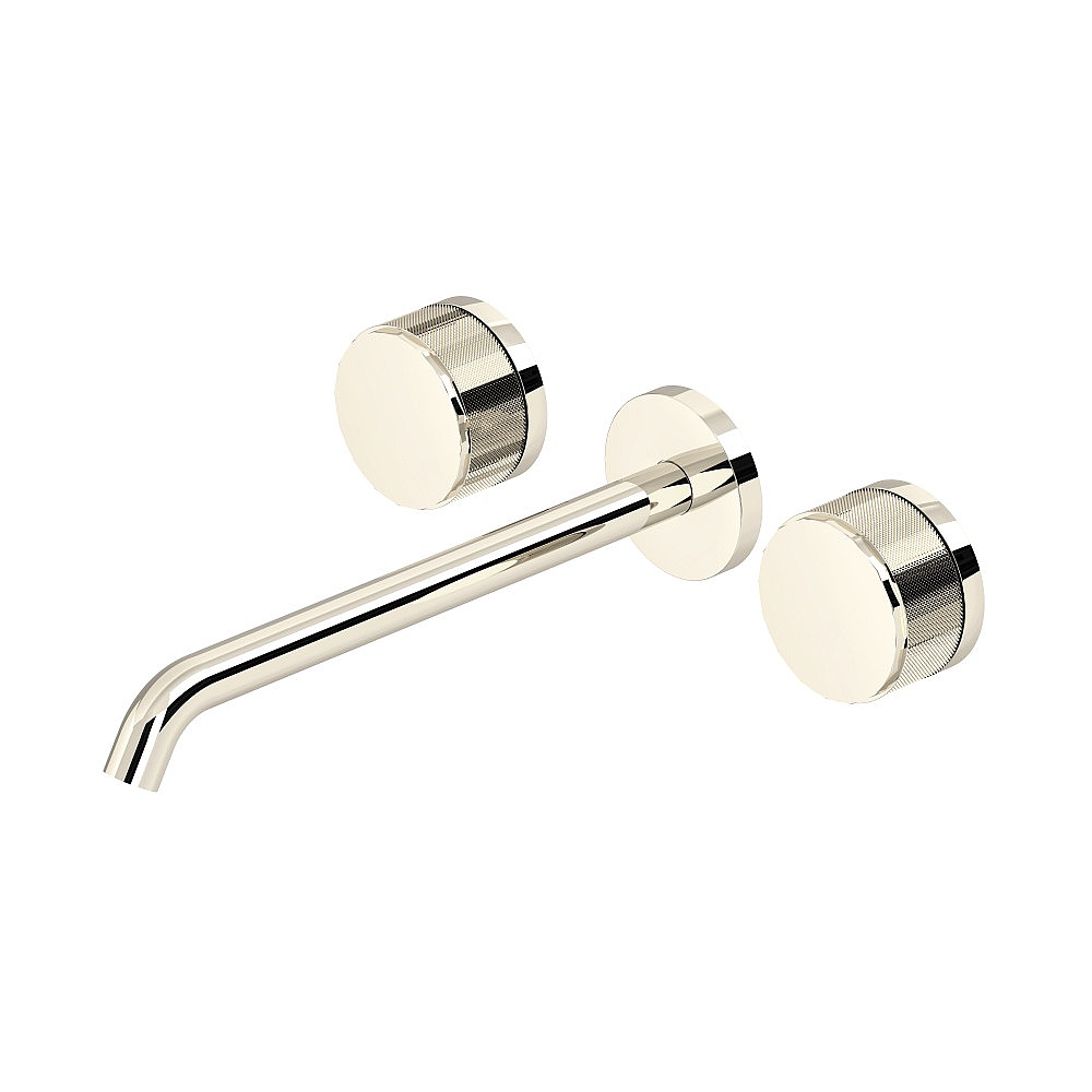 Rohl TAM06W3IWPN Amahle™ Wall Mount Tub Filler Trim With C-Spout - Polished Nickel