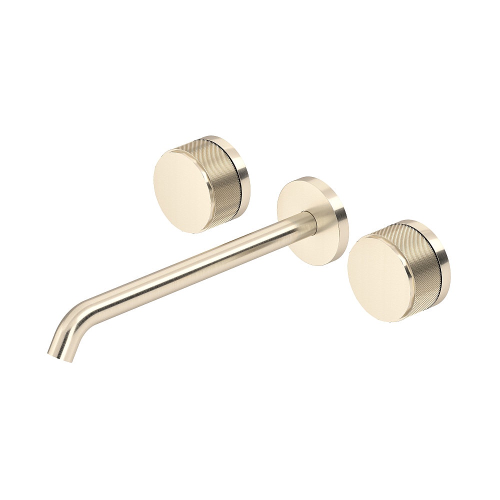 Rohl TAM06W3IWSTN Amahle™ Wall Mount Tub Filler Trim With C-Spout - Satin Nickel