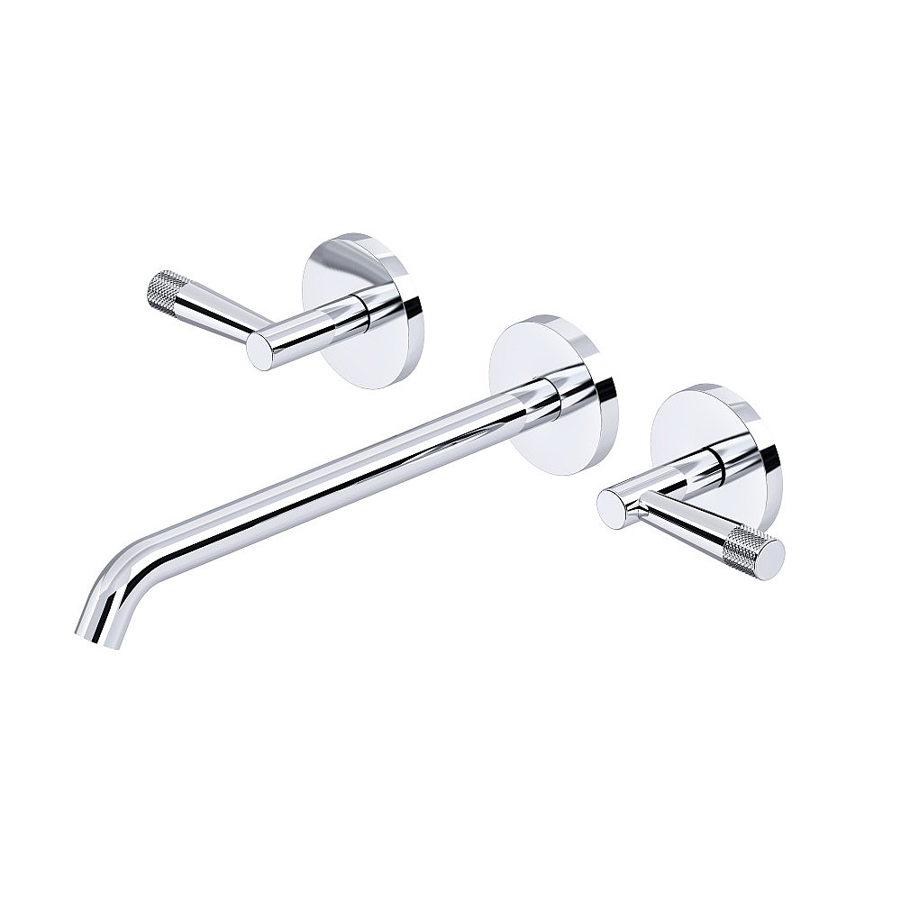 Rohl TAM06W3LMAPC Amahle™ Wall Mount Tub Filler Trim With C-Spout - Polished Chrome