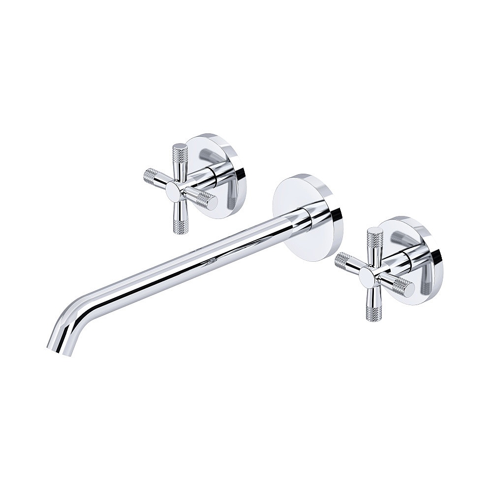 Rohl TAM06W3XMAPC Amahle™ Wall Mount Tub Filler Trim With C-Spout - Polished Chrome