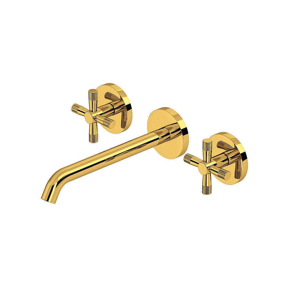 Rohl TAM08W3XMULB Amahle™ Wall Mount Lavatory Faucet Trim - Unlacquered Brass