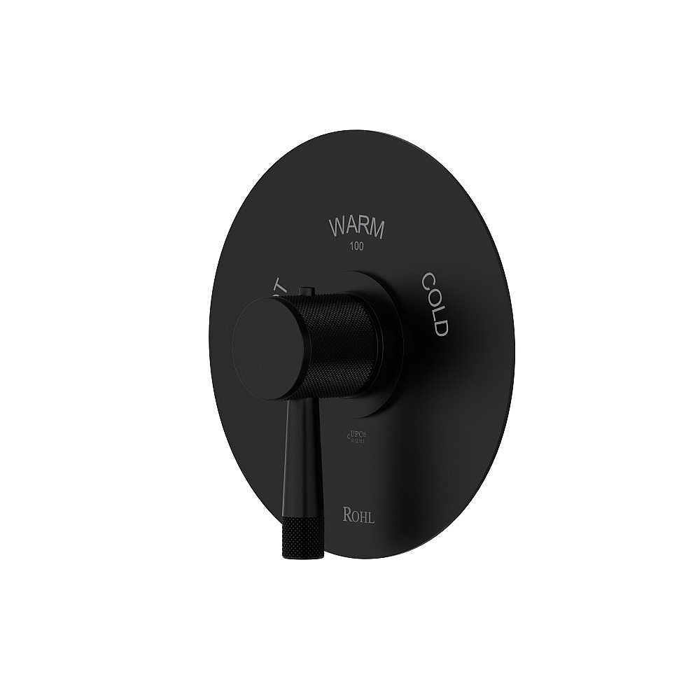 Rohl TAM13W1LMMB Amahle™ 3/4" Thermostatic Trim Without Volume Control - Matte Black