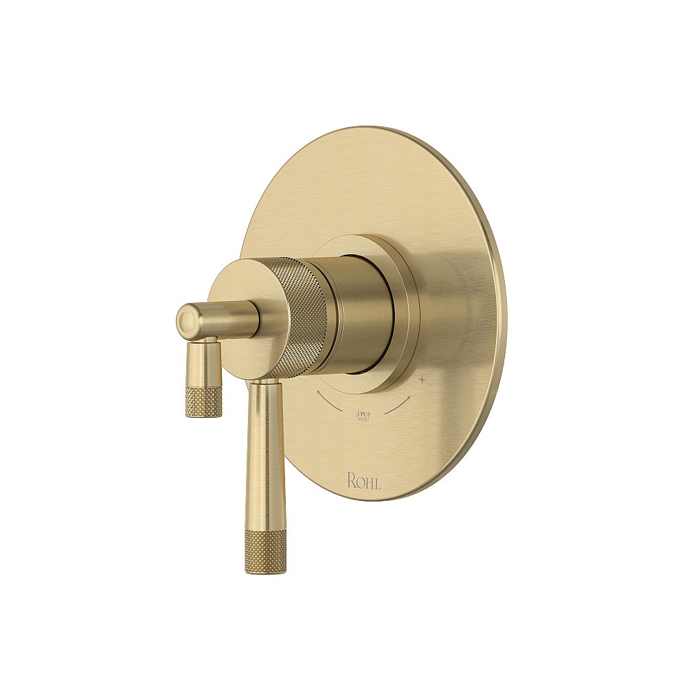 Rohl TAM44W1LMAG Amahle™ 1/2" Therm & Pressure Balance Trim With 2 Functions - Antique Gold