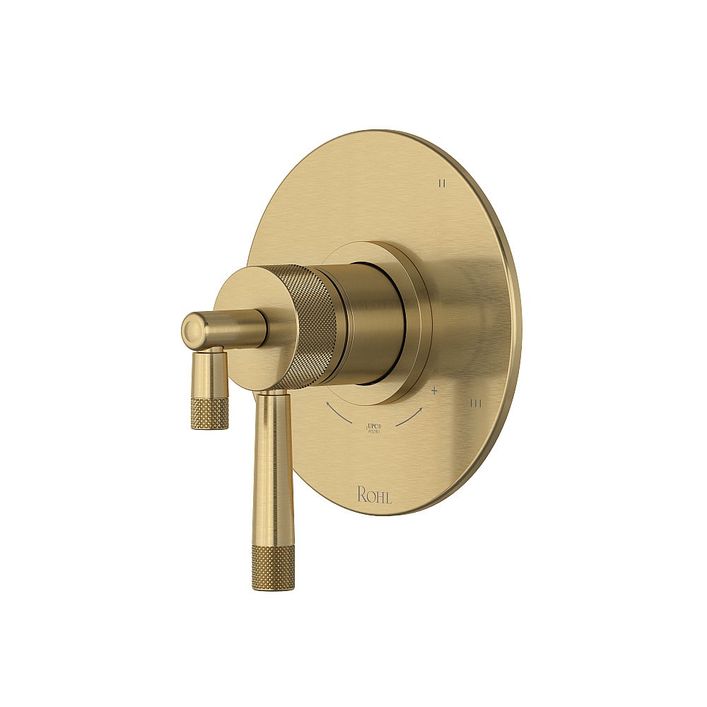 Rohl TAM47W1LMAG Amahle™ 1/2" Therm & Pressure Balance Trim With 3 Functions - Antique Gold