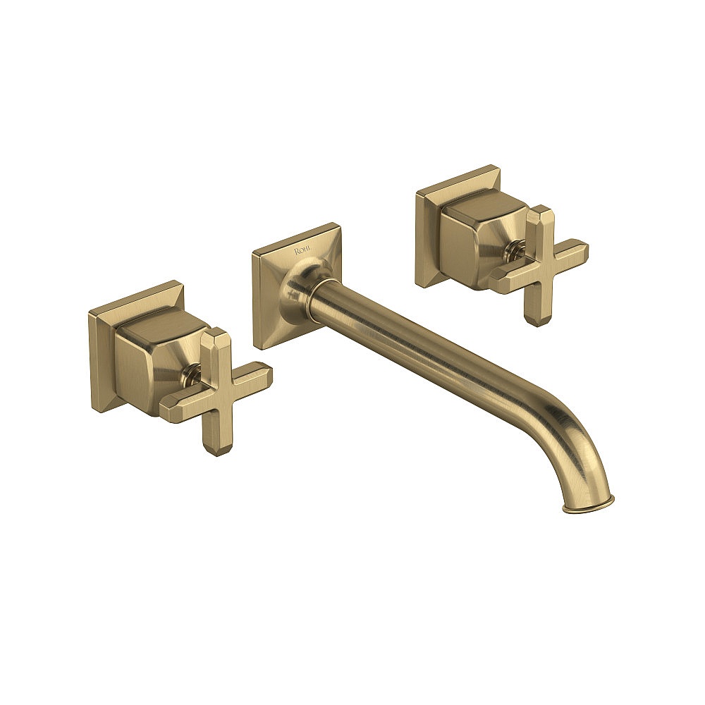 Rohl TAP08W3XMAG Apothecary™ Wall Mount Lavatory Faucet Trim - Antique Gold
