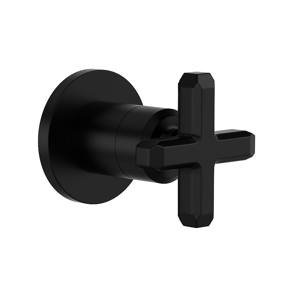 Rohl TAP18W1XMMB Apothecary™ Trim For Volume Control And Diverter - Matte Black