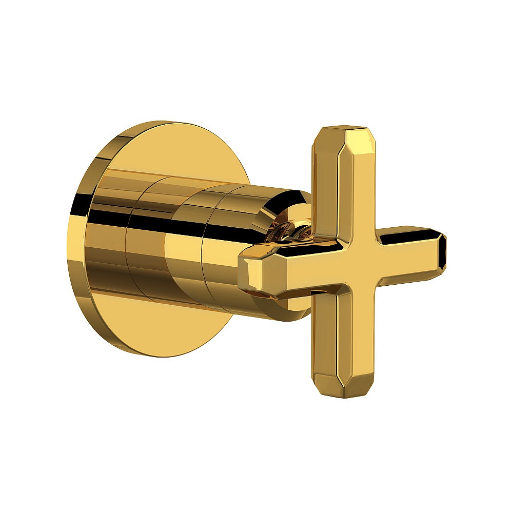 Rohl TAP18W1XMULB Apothecary™ Trim For Volume Control And Diverter - Unlacquered Brass