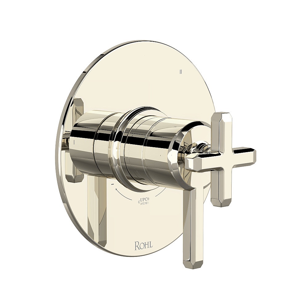 Rohl TAP47W1LMPN Apothecary™ 1/2" Therm & Pressure Balance Trim With 3 Functions - Polished Nickel