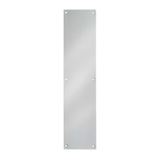 Taymor 25-D416 16" x 4" Door Push Plate - Satin Aluminum