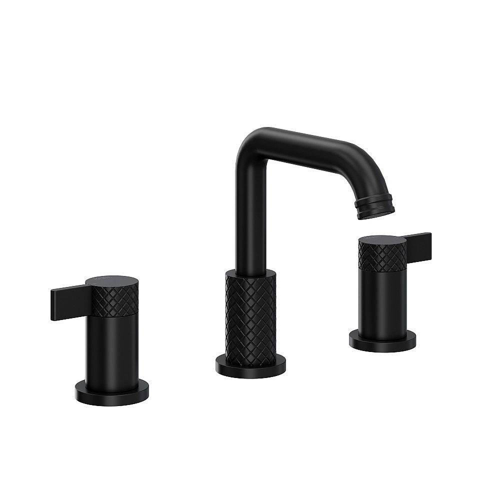 Rohl TE09D3LMMB Tenerife™ Widespread Lavatory Faucet With U-Spout - Matte Black