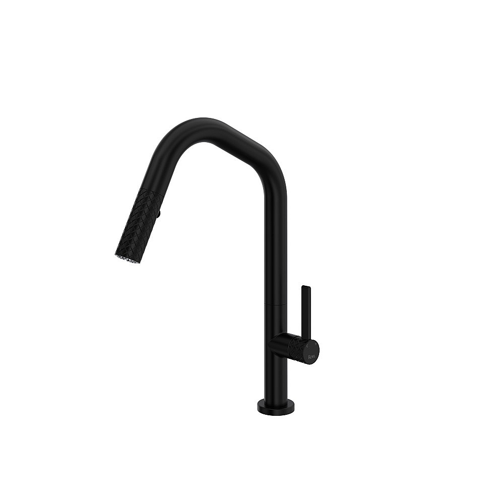 Rohl TE56D1LMMB Tenerife™ Pull-Down Kitchen Faucet With U-Spout - Matte Black