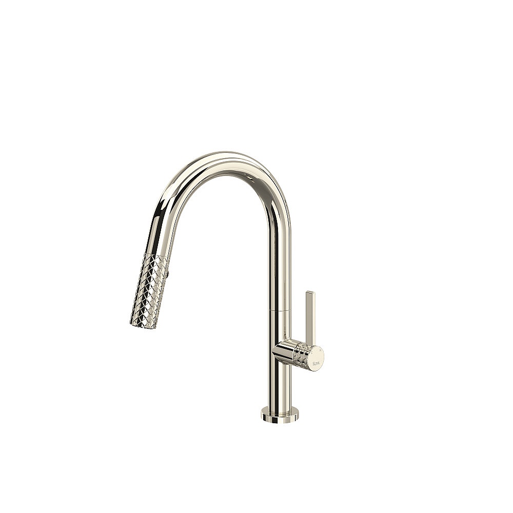 Rohl TE65D1LMPN Tenerife™ Pull-Down Bar/Food Prep Kitchen Faucet - Polished Nickel