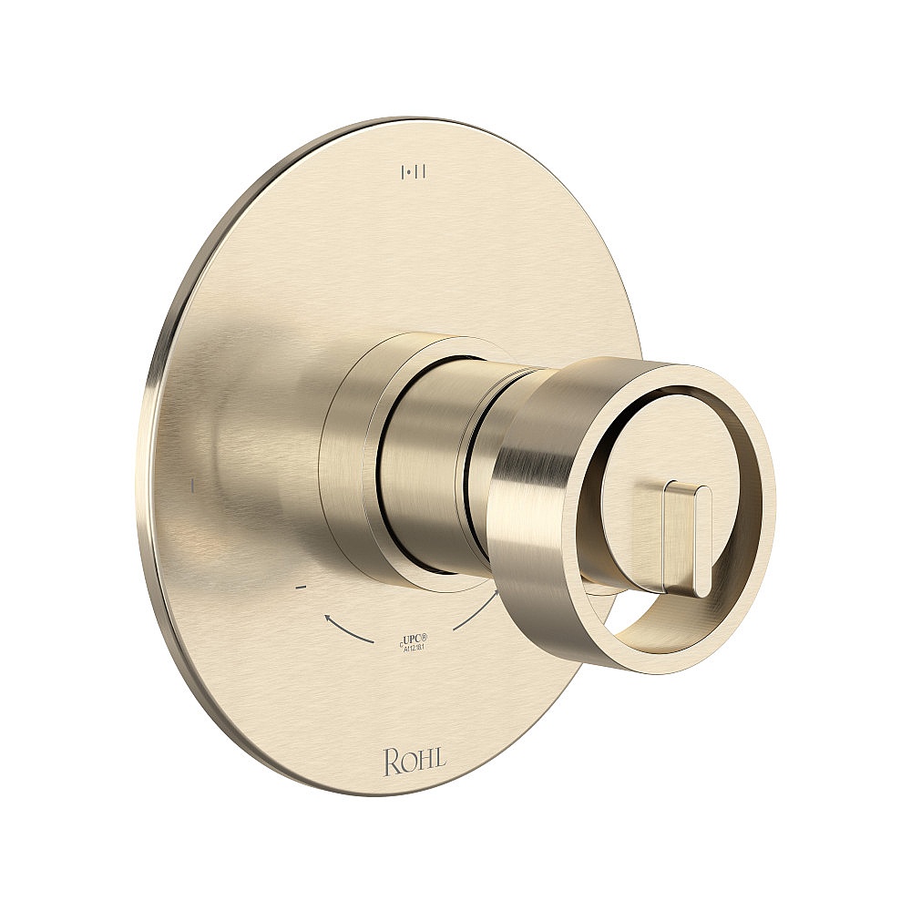 Rohl TEC23W1IWSTN Eclissi™ 1/2" Therm & Pressure Balance Trim With 3 Functions - Satin Nickel