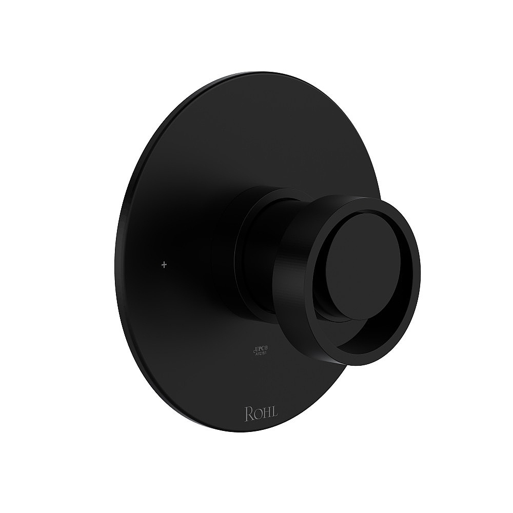 Rohl TEC51W1IWMB Eclissi™ 1/2" Pressure Balance Trim - Matte Black