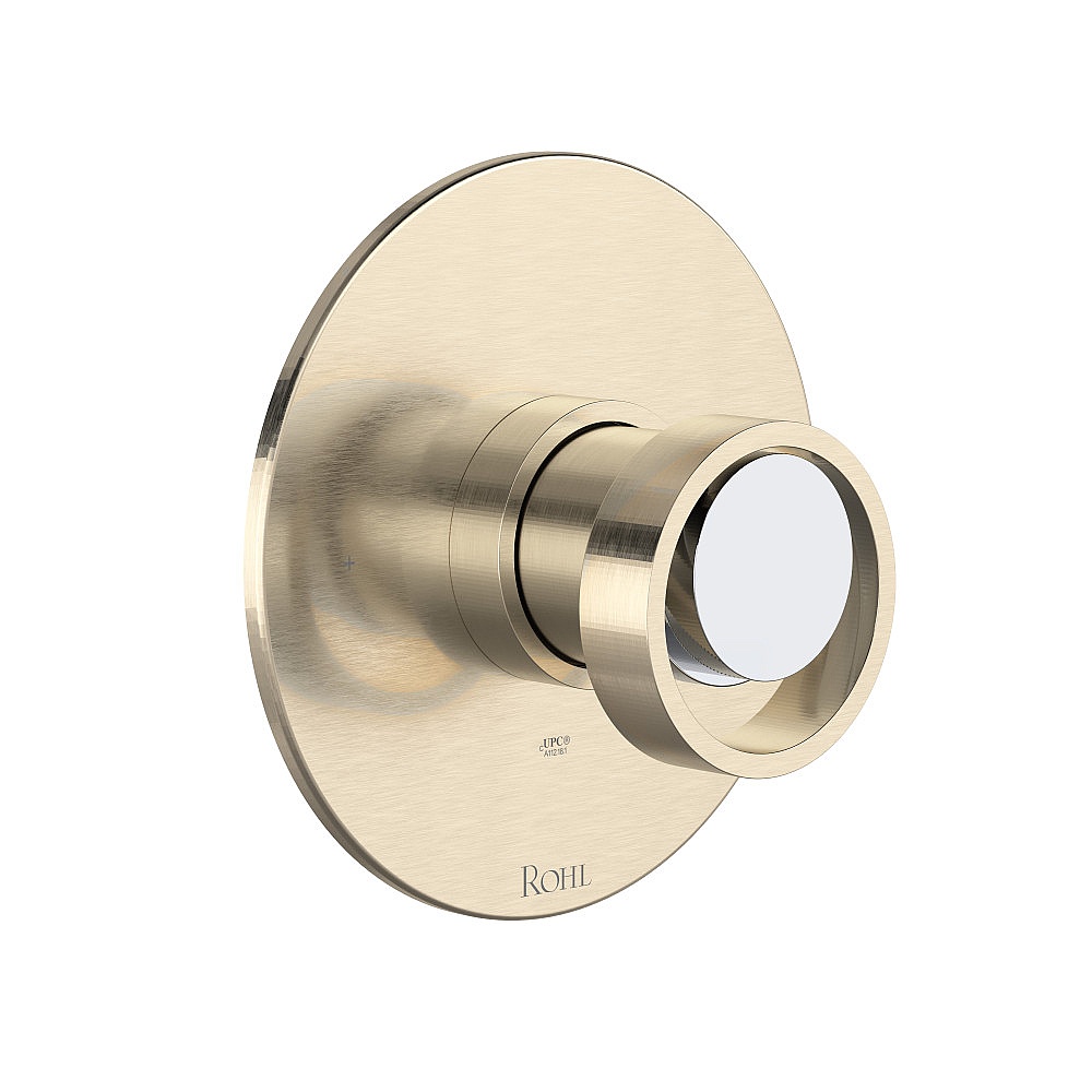 Rohl TEC51W1IWSNC Eclissi™ 1/2" Pressure Balance Trim - Satin Nickel/Polished Chrome