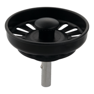 Master Plumber 429MB Push & Seal Basket Strainer - Matte Black