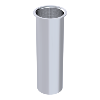 OS&B 3814-4CP 4" x 1-1/4" 20-Gauge Urinal Fitting - Chrome