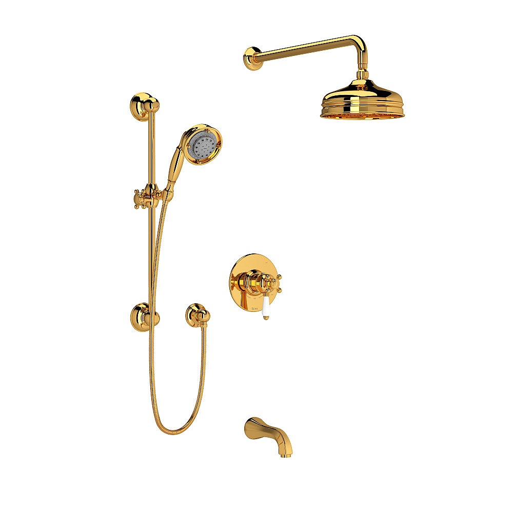 Rohl TKIT1345AQLPIB Shower Kit 1345 Trim - Italian Brass