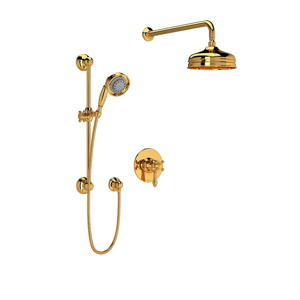 Rohl TKIT323AQLMIB Shower Kit 323 Trim - Italian Brass