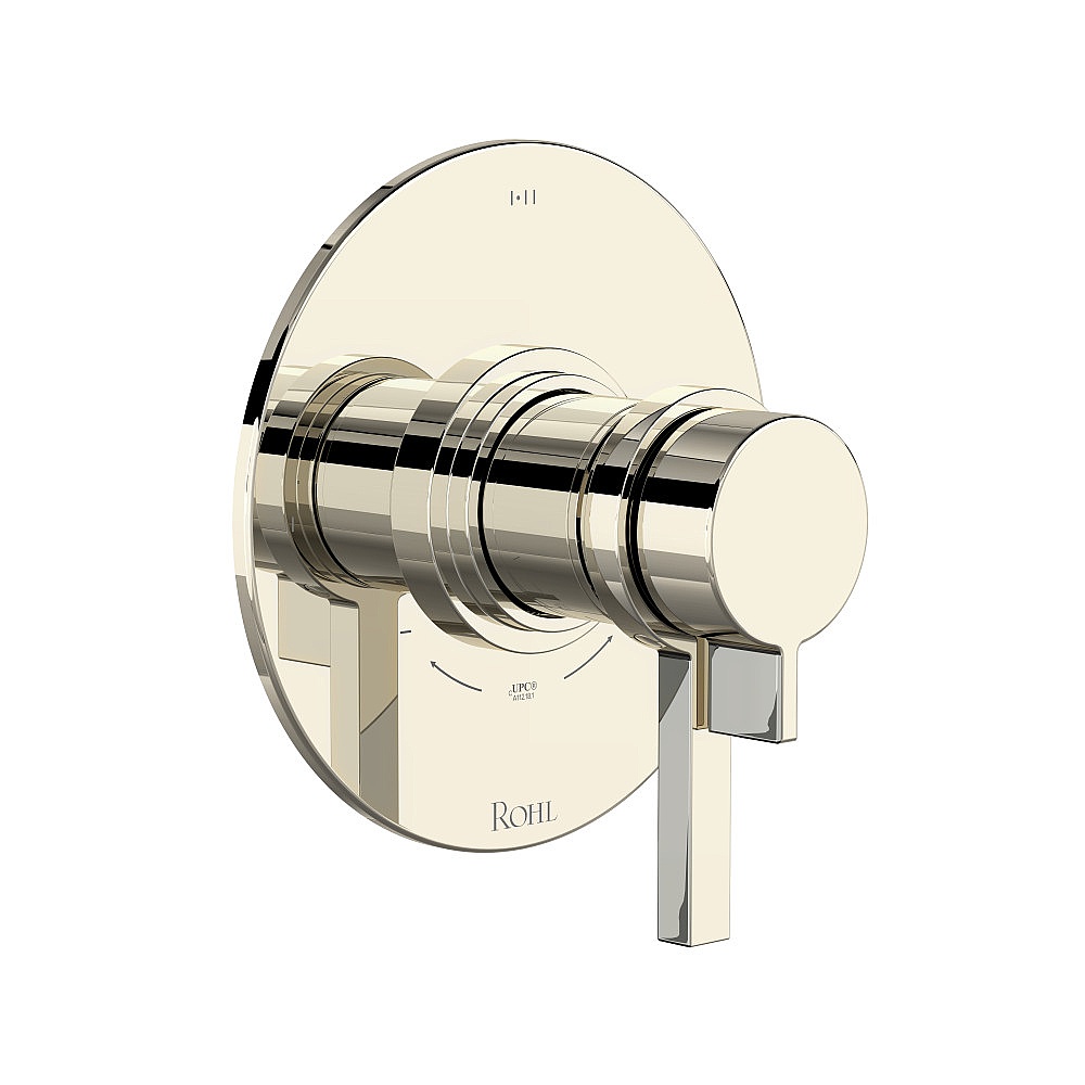 Rohl TLB23W1LMPN Lombardia® 1/2" Therm & Pressure Balance Trim With 3 Functions - Polished Nickel
