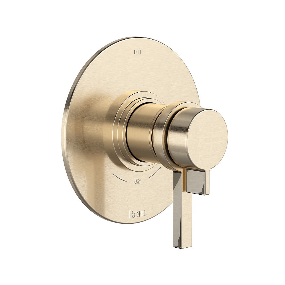 Rohl TLB23W1LMSTN Lombardia® 1/2" Therm & Pressure Balance Trim With 3 Functions - Satin Nickel