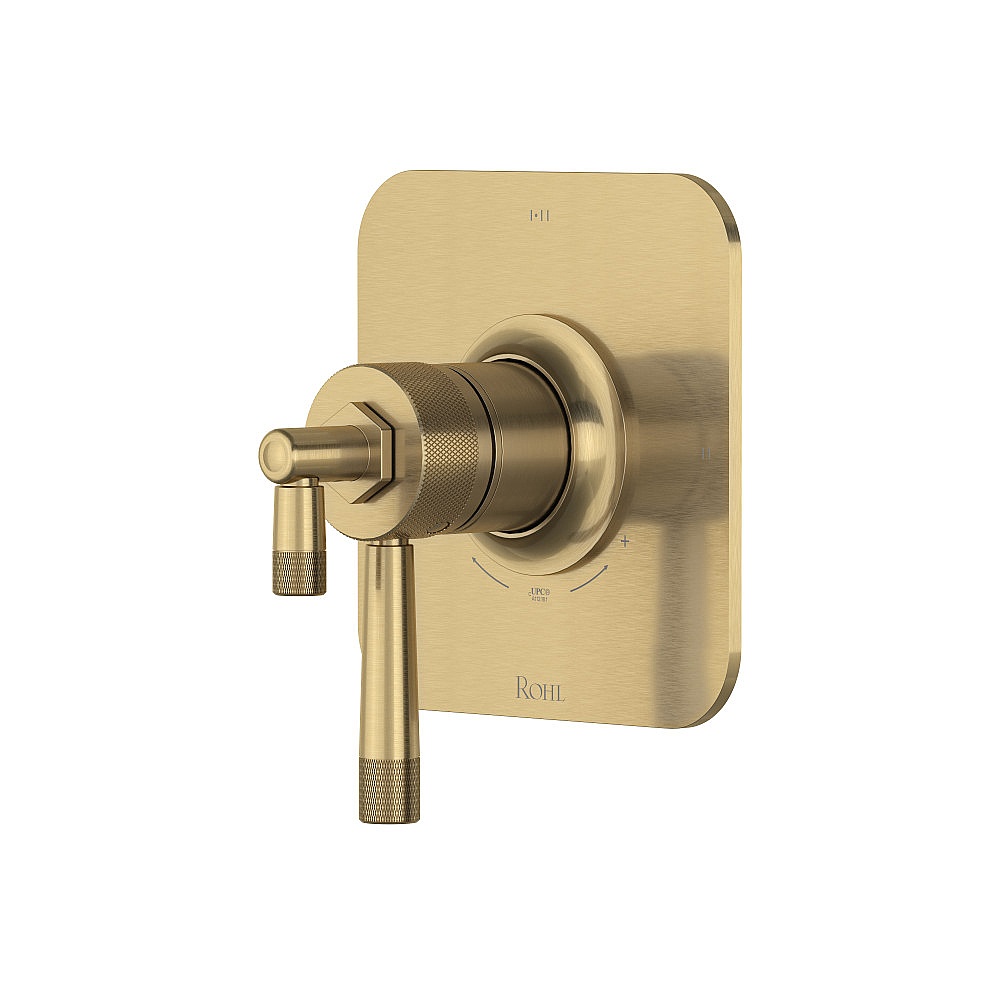 Rohl TMB23W1LMAG Graceline® 1/2" Therm & Pressure Balance Trim With 3 Functions - Antique Gold