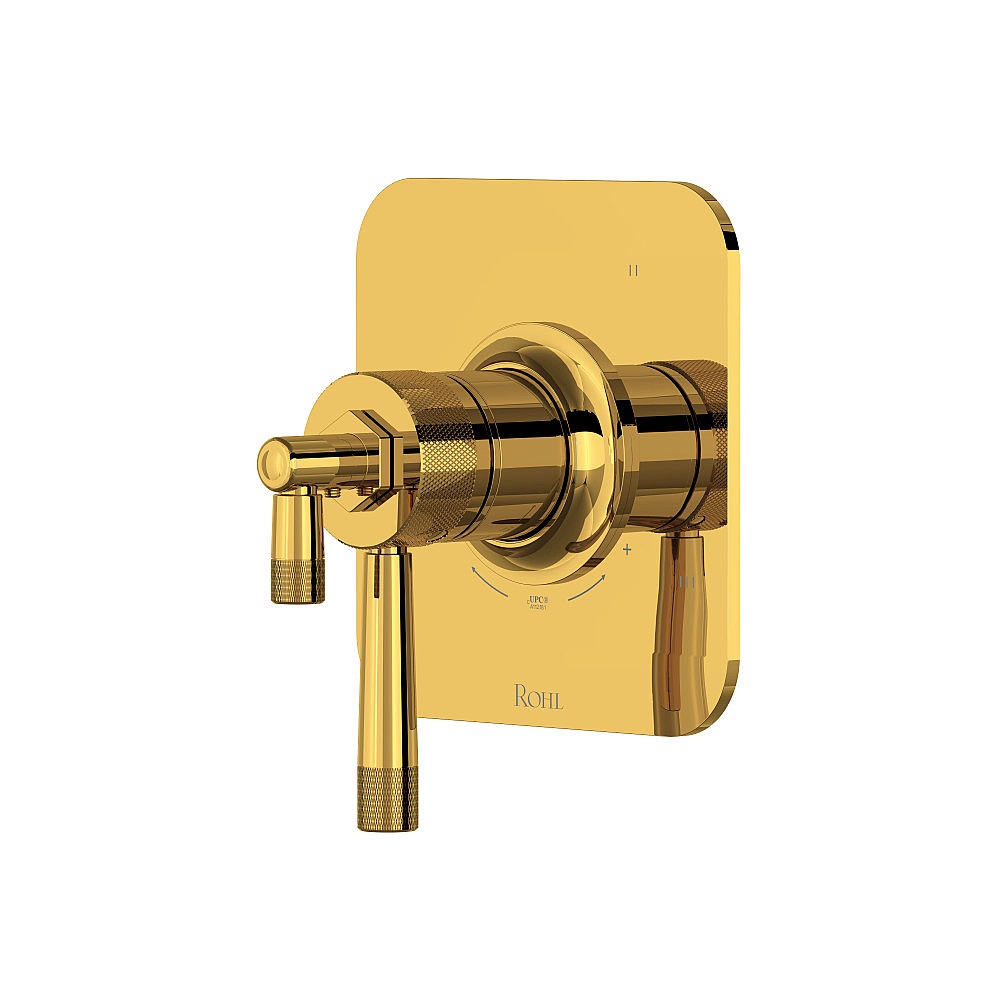 Rohl TMB45W1LMULB Graceline® 1/2" Therm & Pressure Balance Trim With 5 Functions - Unlacquered Brass