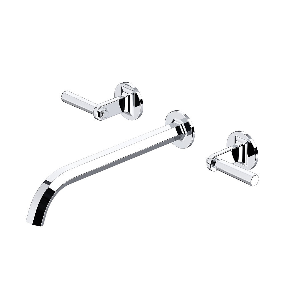 Rohl TMD06W3LMAPC Modelle™ Wall Mount Tub Filler Trim With C-Spout - Polished Chrome