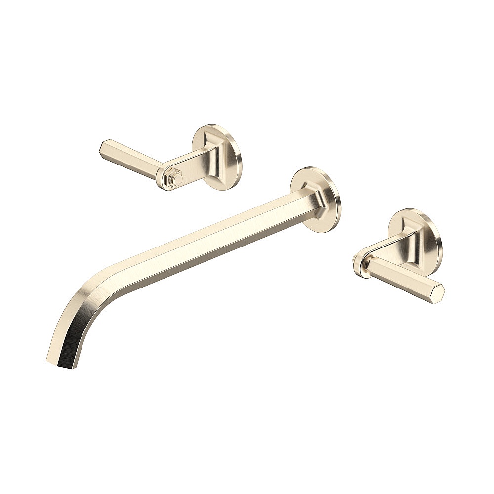 Rohl TMD06W3LMSTN Modelle™ Wall Mount Tub Filler Trim With C-Spout - Satin Nickel
