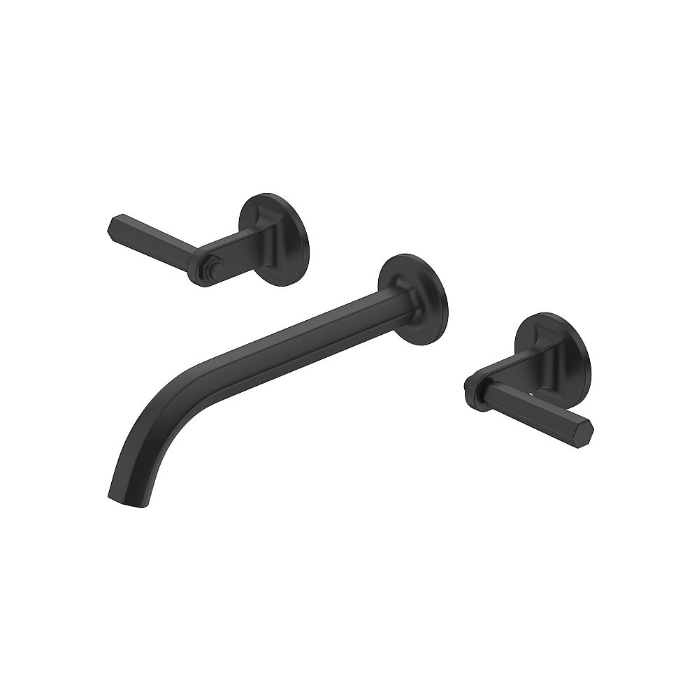 Rohl TMD08W3LMMB Modelle™ Wall Mount Lavatory Faucet Trim - Matte Black