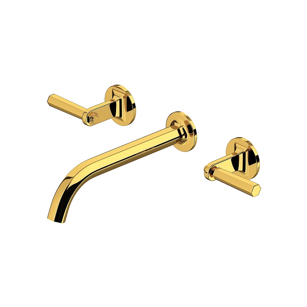 Rohl TMD08W3LMULB Modelle™ Wall Mount Lavatory Faucet Trim - Unlacquered Brass