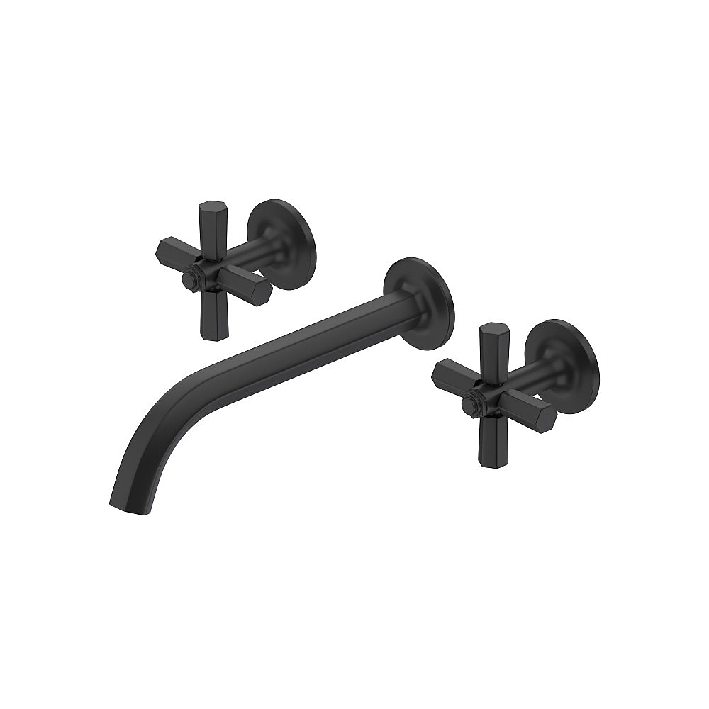 Rohl TMD08W3XMMB Modelle™ Wall Mount Lavatory Faucet Trim - Matte Black