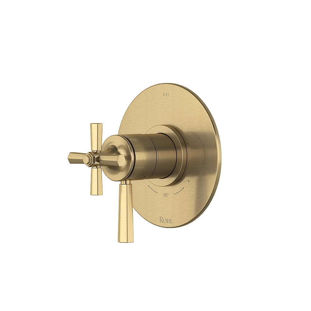 Rohl TMD23W1LMAG Modelle™ 1/2" Therm & Pressure Balance Trim With 3 Functions - Antique Gold