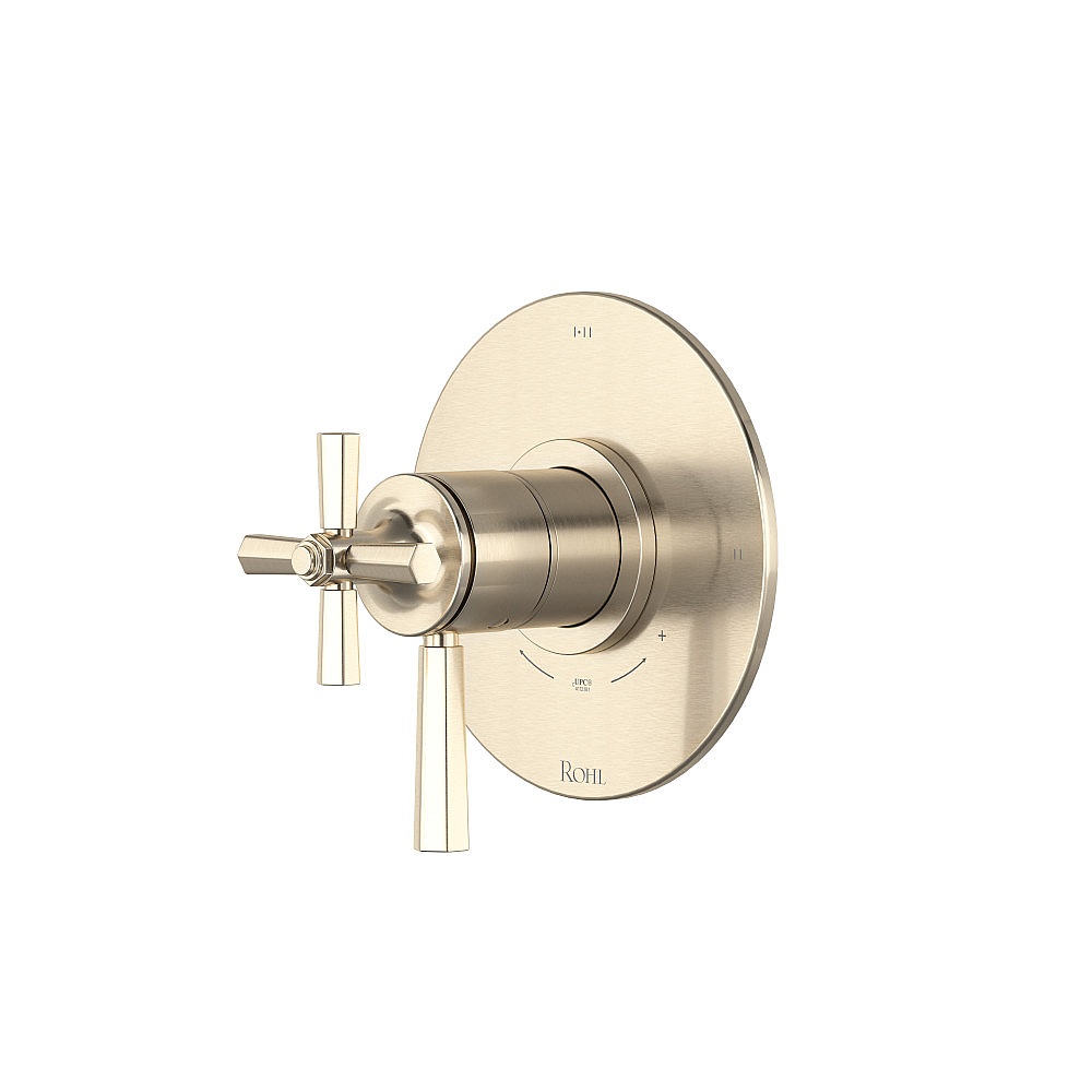 Rohl TMD23W1LMSTN Modelle™ 1/2" Therm & Pressure Balance Trim With 3 Functions - Satin Nickel