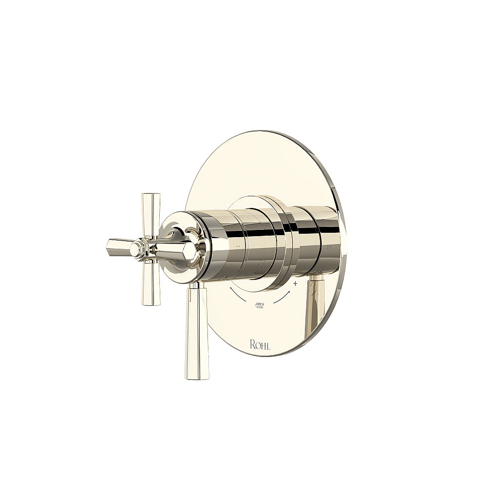 Rohl TMD44W1LMPN Modelle™ 1/2" Therm & Pressure Balance Trim With 2 Functions - Polished Nickel